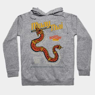 Vintage Muay Thai Sak Yant Serpent Hoodie